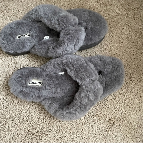 Fireside by Dearfoams Auburn Genuine Shearling Slipper-SZ 9 - Picture 14 of 16